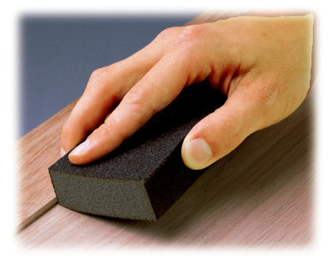 Fine Grit Sanding Sponges 6-Pack For Smooth Finishes On Wood, Metal, And Plastic, General Purpose Sanding