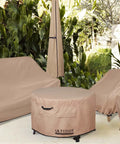Waterproof Patio Chair Cover Set 4 Pack For Outdoor Lounge Deep Seat Chairs Fits Up To 28W 30D 32H Inches With Vent Back