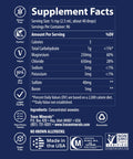 Supplement facts label for Straight Up Liquid Trace Mineral Drops Loaded With Seventy Plus Ionic Minerals And Key Electrolytes.
