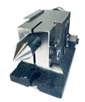 Beefy Adjustable Single Bolt Lathe Tailstock For 3In And 4In Regular And Tilting Rotary Tables, Heavy Duty Cast Iron Body With EN31 Hardened Ground Center