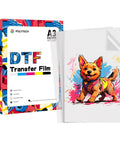 DTF Transfer Film Kit For DIY T Shirt Transfers A3 Size 60 Sheets 11x17 Inch PET Film Heat Transfer Paper Hot Peel Double Matte
