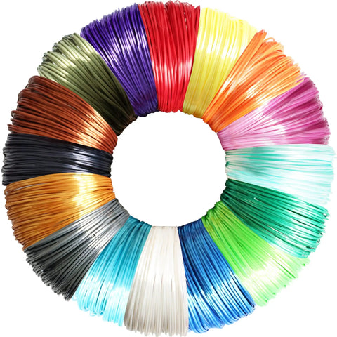 Kick Off Your Next Project With These Dope 16 Color 1.75mm Silk PLA Filament Samples For FDM 3D Printers And Handheld Pens Featuring Butter Smooth Feeding And Gorgeous Shiny Finish Across Sixty Four Meters Of Pure Creative Flow