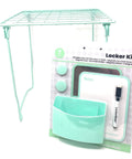 7 Piece Tall Wire Locker Kit With Magnets Mirror Dry Erase Board Storage Cup Dry Erase Marker And Bin For School Lockers