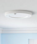 Motion Sensor LED Ceiling Light For Indoor Use 18W Flush Mount Fixture Delivers 1600 Lumens With Auto On Off Night Sensor