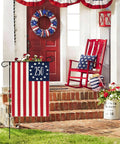 Patriotic Garden Flag Celebrating 250 Years Of America With Double Sided USA Flag For Yard Fourth Of July Outdoor Decor