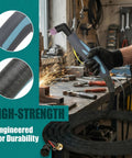 Wsd60 Plasma Cutter Torch Gun features high-strength design, 23-foot cable, and a non-touch start for easy steel cutting.
