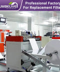 Manufacturing facility producing C545 Replacement Filter Kit For Air Purifier S Series 2 True HEPA and activated carbon filters.