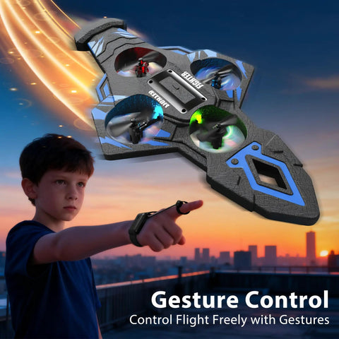 Flying Sword RC Airplane Gesture Control Drone For Kids And Adults Ages 8 To 16 360 Flip Dagger Stunt Plane in action