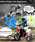 Dirt Bike Training Wheels Set For 50cc Mini Bikes That Play Nice With Honda CRF50 XR50 Z50 Z50R Yamaha PW50 TTR50 Razor MX Series