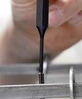 Demonstrating Made In USA 12-Piece Pin Punch Set, From 1/16 To 1/2 Inch, Heavy-Duty Pin Punches For Automotive Use