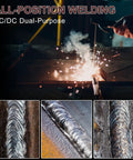 E6011 Welding Rods Three Thirty Second Inch Five Pound Carbon Steel Electrodes used in arc welding with visible weld beads