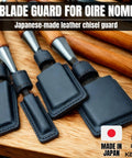 Top Shelf Genuine Cowhide Leather Sheath For Japanese Oire Nomi Chisel Edge Guard Stores 36 And 42 Mm Blades Sweet And Secure.