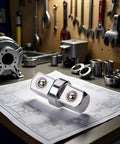 Three Eighths Inch Socket Adapter Set For Power Drill And Impact Wrench With Extension Rod Accessory on workshop table
