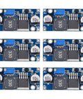 Front view of XL6009 DC-DC Boost Converter Module Pack Of 6 Adjustable Input 3.0-30V To Output 5-35V High Frequency 400kHz