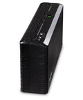 Slim Profile 750VA 450W Standby UPS With Simulated Sine Wave Backup Power, Eight NEMA Outlets, compact black design