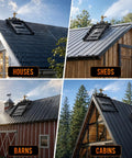 Ultra Tough Rooftop Sprinkler Goes Hard on Wildfire Defense delivering coverage on houses, sheds, barns, and cabins.
