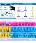 320-Piece Heat Shrink Bullet Connectors Kit With Male And Female Terminals, assorted colors, in plastic organizer