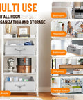 Large Capacity Collapsible Closet Storage Bins with Handles Four Pack for clothes and toys shown in various room uses