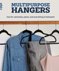 Black Velvet Hangers 50 Pack For Clothes, Non Slip Coat Hangers With 360 Degree Swivel Hooks, Holds Up To 10 Lbs