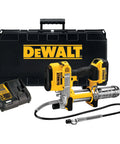 20V Max Cordless Grease Gun Kit With 4.0Ah Battery And Charger Led Light 42 Inch Hose 10000 PSI Variable Speed Trigger High Flow Pump