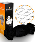 Heavy Duty Bird Netting For Chicken Coops And Runs 50 By 50 Feet With 2.2 By 2.2 Inch Mesh, packaged and rolled with mesh detail