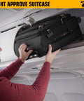 Softside Expandable Carry On Luggage With Four Spinner Wheels, Durable 21-Inch Suitcase fits in overhead compartment.