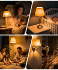 Amber Soft Warm LED Edison Bulbs 2000K 6W E26 A19 Replacement For 60W Equivalent Bedroom Lighting Sleep Friendly Baby Nursery