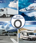Top Shelf Eight Pack Of 12 Volt LED Puck Lights For Recessed Camper Van Install Smooth Dimming Warm White Downlights With Crisp CRI 93 Output on lorry, boat, trailer, and RV.