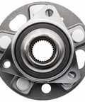 Wheel Bearing Hubs Assembly 513288 front view with 5 lugs, fits 2010-2017 Chevy Malibu Impala with ABS encoder