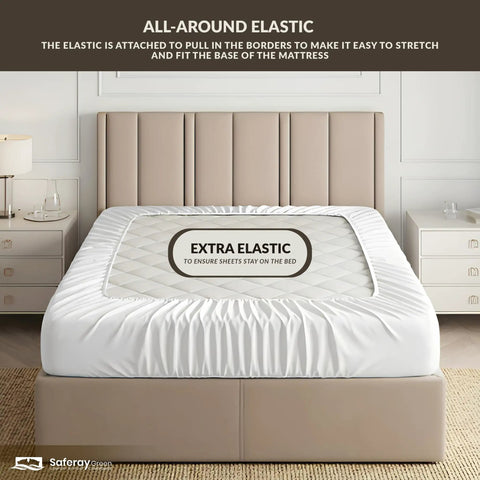 Buttery Soft Organic Cotton Queen Fitted Sheet Featuring 12 Inch Deep Pockets That Snug Up To Any Mattress For Next Level Cozy Vibes And Seriously Comfy Sleep All Week Long