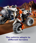 Technic Surface Space Loader LT78 Building Set For Kids 8 And Up A Dope Space Vehicle With Crane And Raising Cab for terrain