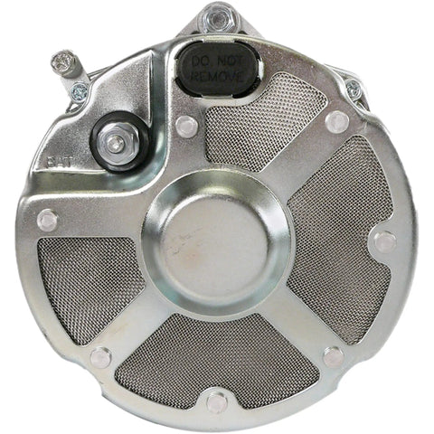 One Wire 12V Marine Alternator, 42 Amp Replacement For OMC Mercruiser Inboard Engines Like 3.0L 3.8L 4.3L 5.0L CW Rotation, front view