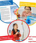 Take Flight Science Lab Kit For Kids Ages 5 To 7 18 Hands-On STEM Activities Steps for Experiments with Lab Guide and Foam Rockets