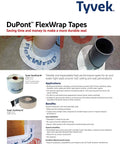 FlexWrap NF Self-Adhered Flashing Roll, 6-Inch By 75-Foot, Extendable Weather Shield For A Wide Range Of Substrates, product display