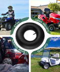 Heavy Duty 15x6.00-6 Inner Tubes Two Pack With Straight Valve Stem for ATVs, lawn mowers, snow blowers, and golf carts
