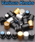 Plastic and aluminum knobs for 84 Piece Linear Rotary Potentiometer Kit With 5 Values B5K B10K B20K B50K B100K Ohm Top Adjustment WH148 H023