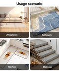 16 Pack Rug Gripper Pads For Hardwood Floors And Tile Non Slip Double Sided Tape in living room, bathroom, kitchen, staircase usage