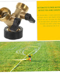 Two Pack Brass Hose Y Splitter With Quick Connect Garden Hose Connector And Water Adapter For Dual Outlets