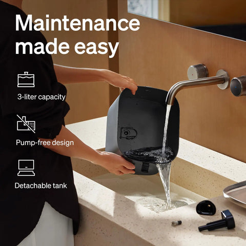 Cool Upgrade Cat Water Fountain With Stainless Steel Tray Dockstream 2 Indoor 3L 101oz Auto Cat Fountain in sink