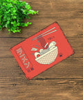 Funny Vintage Metal Sign Ramen Noodle Tin Wall Art 8 By 12 Inch Decor For Home Room Garage Office Kitchen Quirky Retro Poster Durable Aluminum Metal Sign With Pre Drilled Holes For Easy Mounting In Any Space