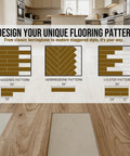 Waterproof Peel And Stick Floor Tile Earthen Oak Vinyl Plank Flooring for Kitchen Bedroom Bathroom RVs Easy DIY Install