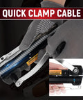 Heavy Duty Xmc Armored Cable Cutter Snips Up To 3/8 Inch Bx Ac Mc Wire With Fully Adjustable Blade For Greenfield Conduit in use with gloves