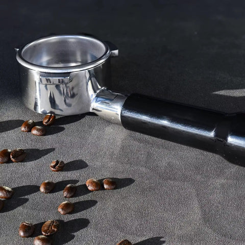 54mm Bottomless Naked Portafilter For 54mm Espresso Machines 8 Series Includes One Double Shot Filter Basket With ABS Handle