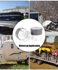 Universal Bearing Protector Bras 1.98 Inch Rubber Caps for Trailers, Boats, RVs, Snowmobiles, and ATVs