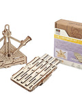 STEM Arithmetic 2 In 1 Wood Mechanical Puzzle Kit For Adults DIY Science Model Set With Augmented Reality App Learn Mechanical Adder And Multiplier Educational Engineering 3D Puzzles, wooden arithmetic models and box