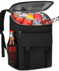 Insulated Leak Proof Cooler Backpack For All Day Munchies And Drinks Keep Food Cold Or Hot For 8 To 20 Hours 30 40 50 Can Capacity