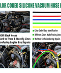 Premium Heavy Duty Vacuum Line Kit For Ford F-150 Trucks From 92 To 96 With 305 Windsor And 351W Engines Perfect Fix For Cracked Hoses To Get Your Ride Running Smooth Again Without The Hassle, color-coded silicone hoses for engine bay repair