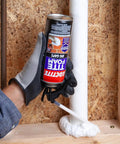 Applying Big Gaps Bright White Insulating Foam Sealant 12 Oz Can 2 Pack Expands To Fill Cracks Up To 3 Inches With High Density Foam