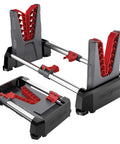Speed Stand Collapsible Gun Vise for cleaning and maintenance, adjustable 10 to 16 inch stand with dual angled grips, shown collapsed