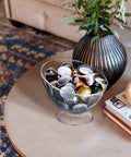 Clear Coffee Pod Holder For K Cups And Vertuo Capsules on a table, showcasing space saver countertop organizer with capsules inside
